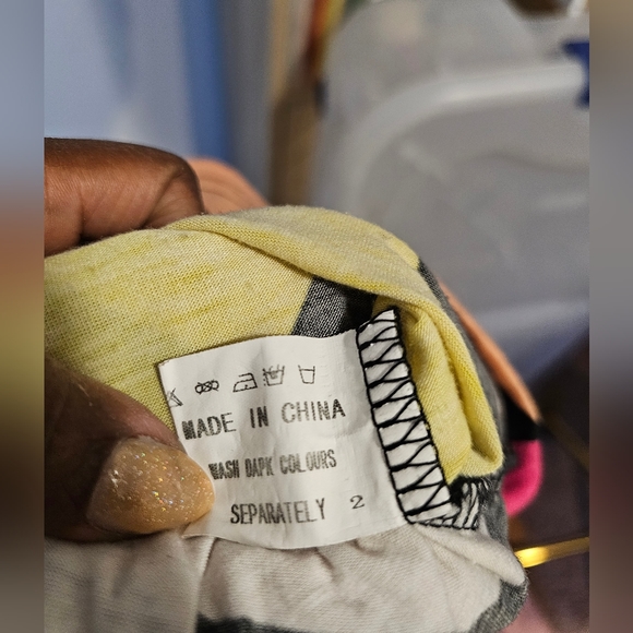 4x Black Chevron Pattern dress - Picture 3 of 3